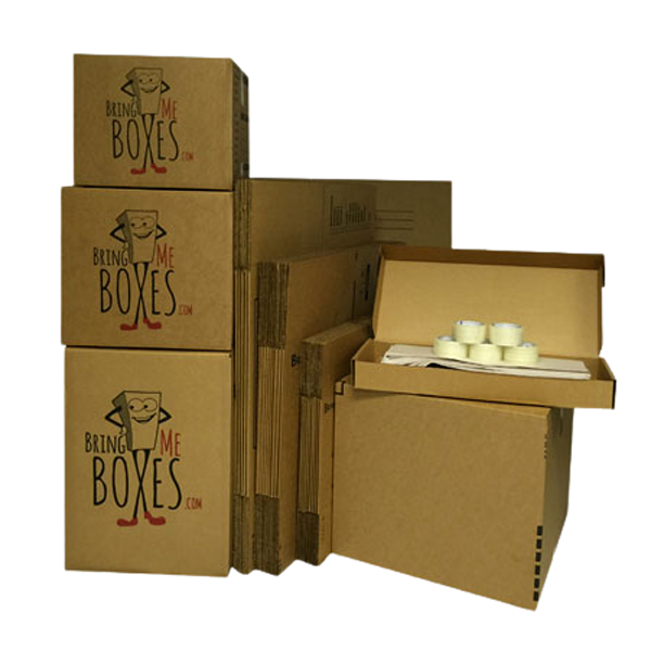 Small & Large Cardboard Moving & Packing Boxes