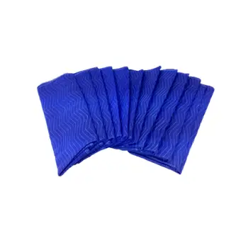 Blue Moving Blankets<br>72" x 80"<br>Bundle Qty 12