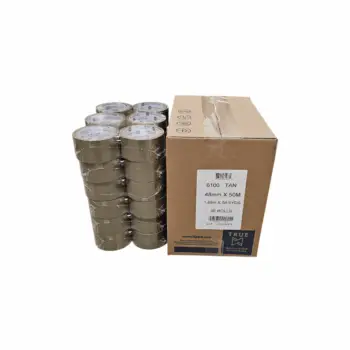 Moving Packing Tape TAN<br>2" x 55 yard 1.88 Mil<br> Case Qty 36