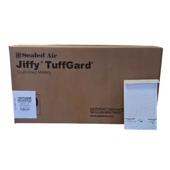 #00 Jiffy Tuffgard<br> Poly Bubble Mailer<br> 5x10<br> Case Qty 250<br> $0.149ea