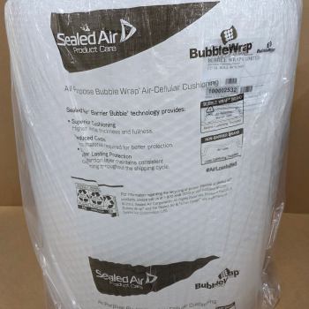 Bubble Wrap® 48"<br> Large, No Slit, Perf 12"<br> 1/2x48x250<br> 5 Bags, 5 Rolls<br> ($0.063 / Sq Ft)