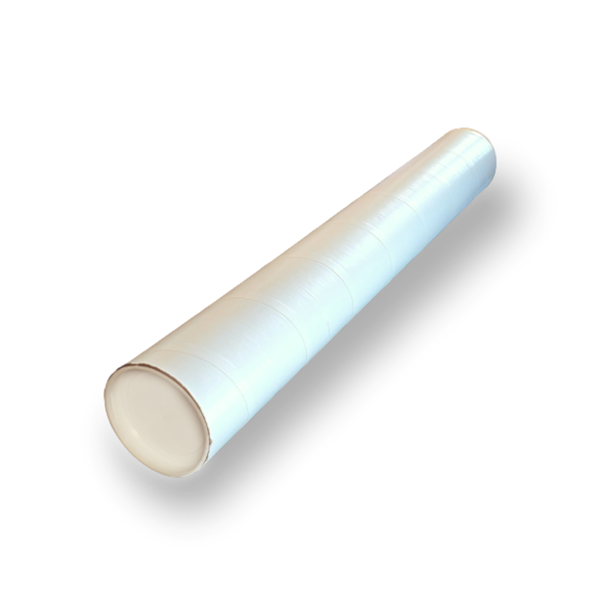 4 x 56 (Usable) Mailing Tube, with White Caps
