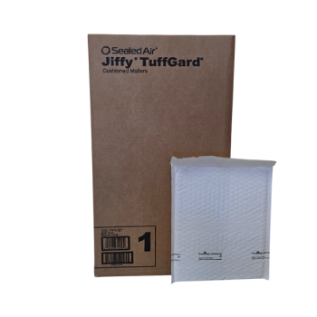 #1 Jiffy Tuffgard<br> Poly Bubble Mailer<br> 7.25x12<br> Case Qty 100<br> $0.204ea