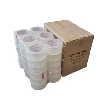 Bringmeboxes.com High Performance Acrylic Tape<br> 2" x 110 yard Clear 2.6 Mil <br> Case Qty 36