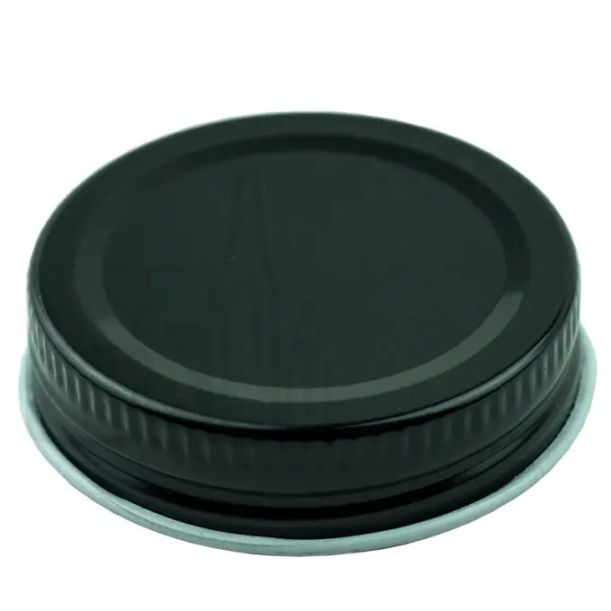 Black Metal 48-400 Lid with standard plastisol liner Case Qty 2205