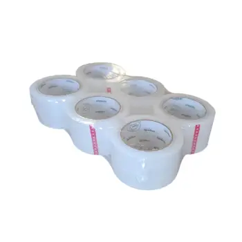 Shipping Tape Acrylic <br> 3" x 110 yard Clear 1.9 Mil <br> Qty 6 Pack